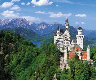 Bavarian castles, mountains and lakes